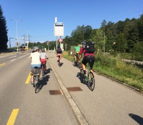 Auf dem Weg nach Oberwil-Lieli (Juli 2021)